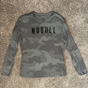 NOBULL Charcoal Camo Long Sleeve Tee